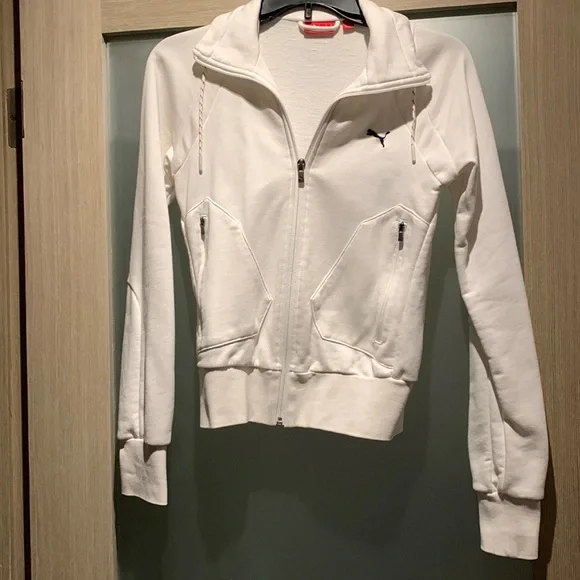 Puma Jackets Coats White Puma Ferrari Jacket Poshmark